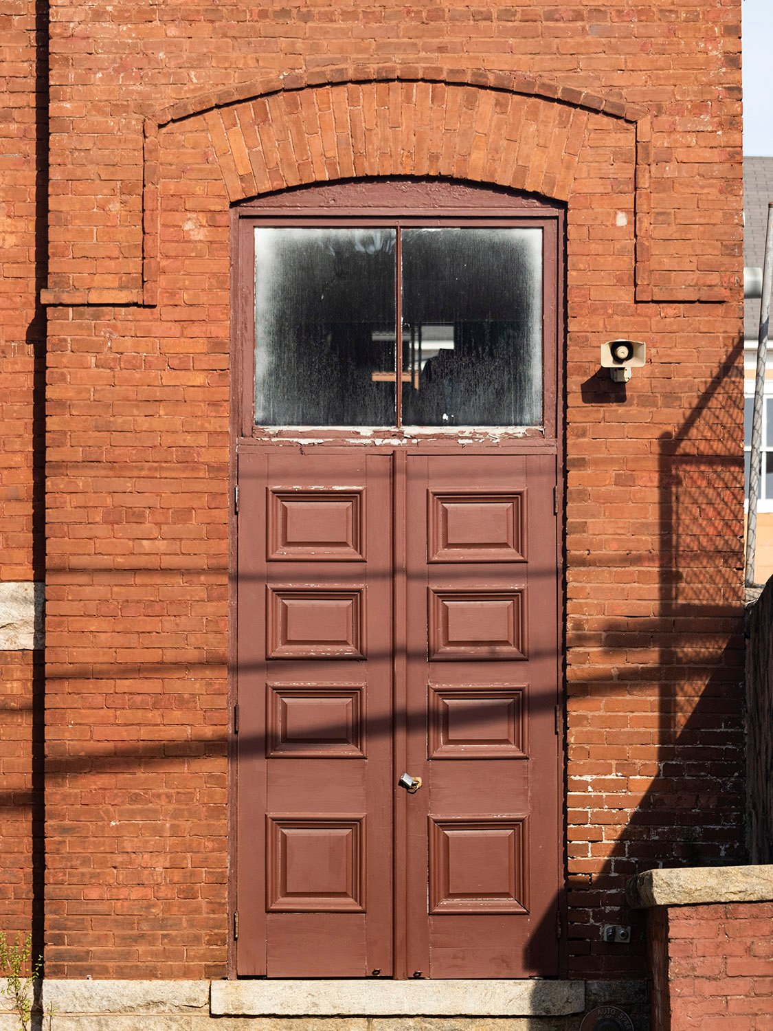Door on the facade of Engine House No. 6, Atlanta