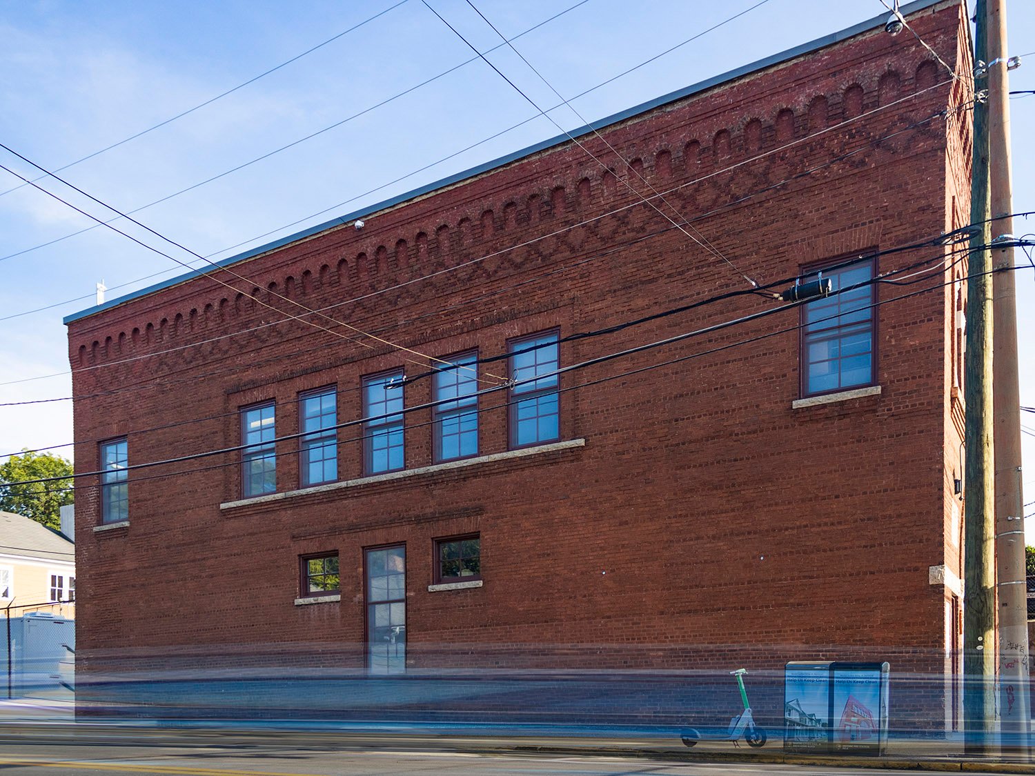 North elevation of Engine House No. 6, Atlanta