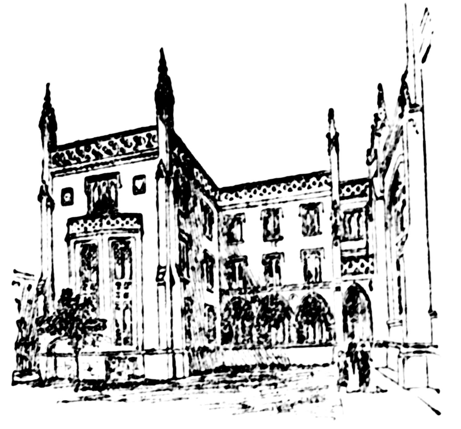 Parish House, First Presbyterian Church, New York