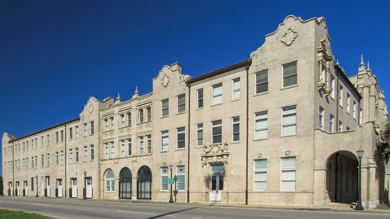 West elevation of the Gulf, Mobile and Ohio Passenger Terminal, Mobile, Alabama
