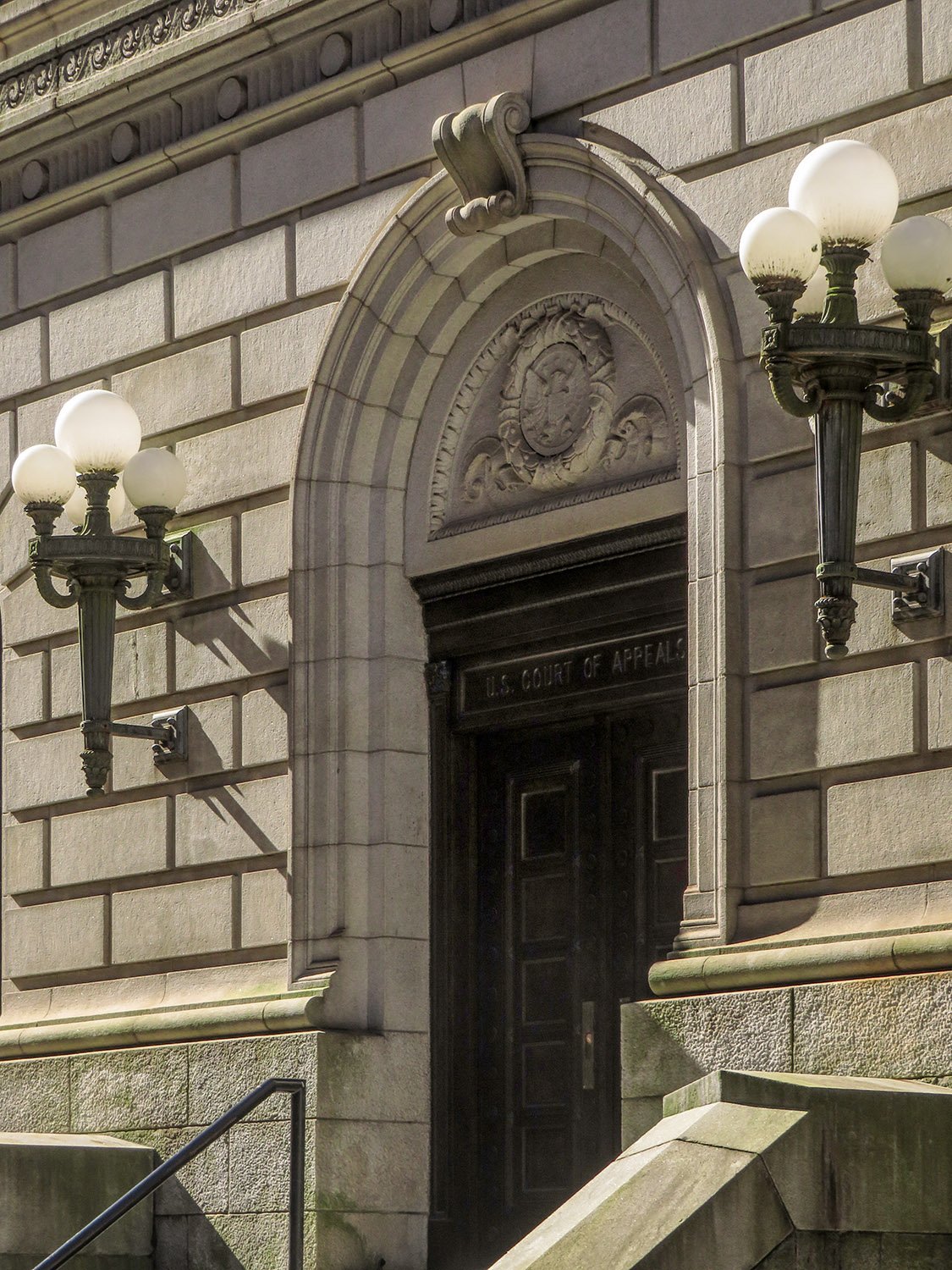 Entrance on the south elevation of the United States Post Office and Courthouse, Atlanta