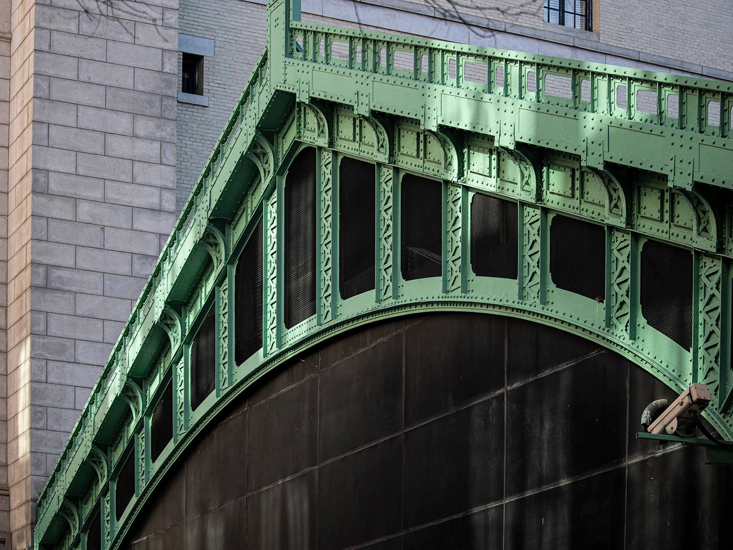 Awning over the former workroom of the United States Post Office and Courthouse, Atlanta