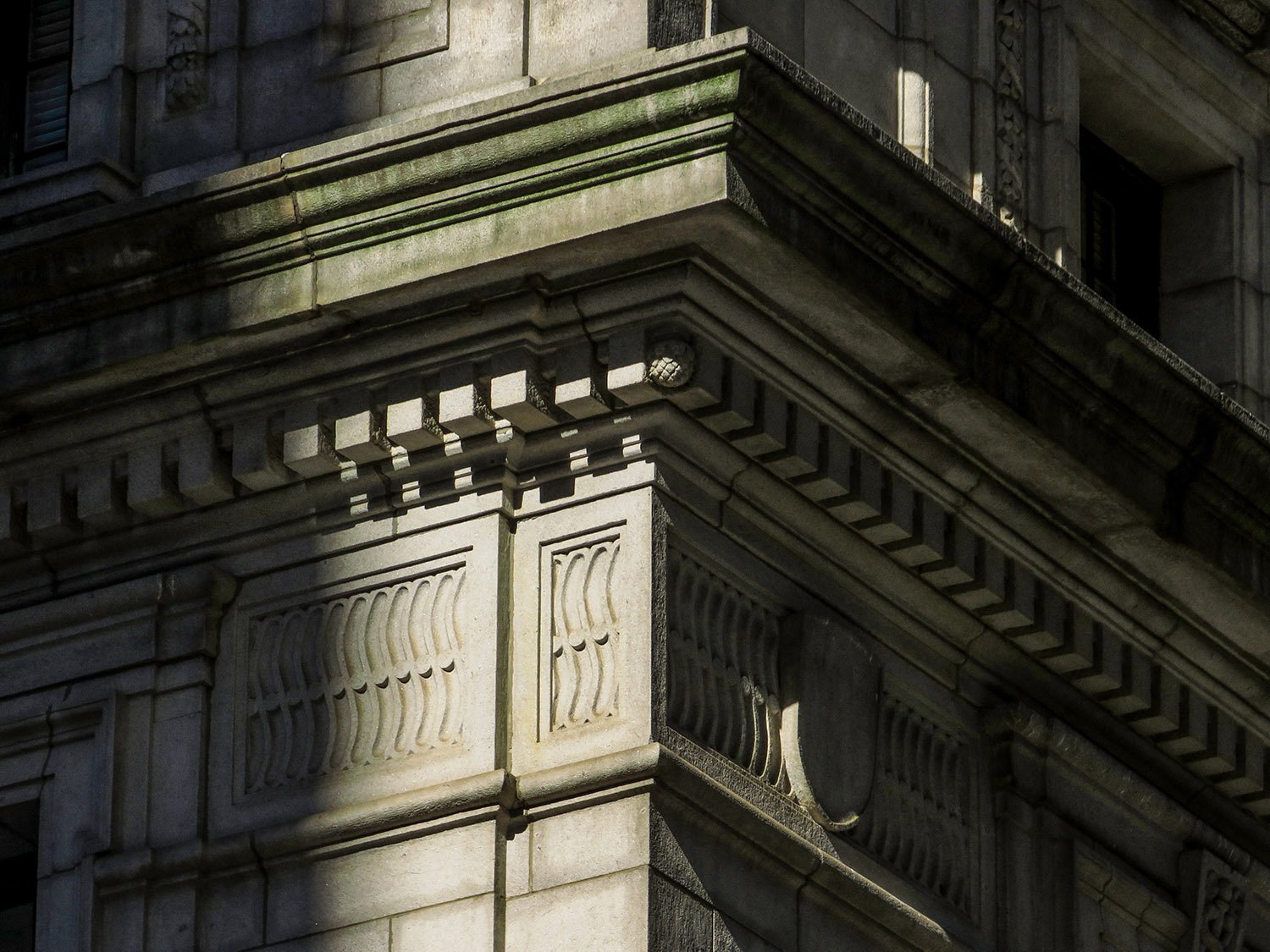 Cornice and frieze on the United States Post Office and Courthouse, Atlanta
