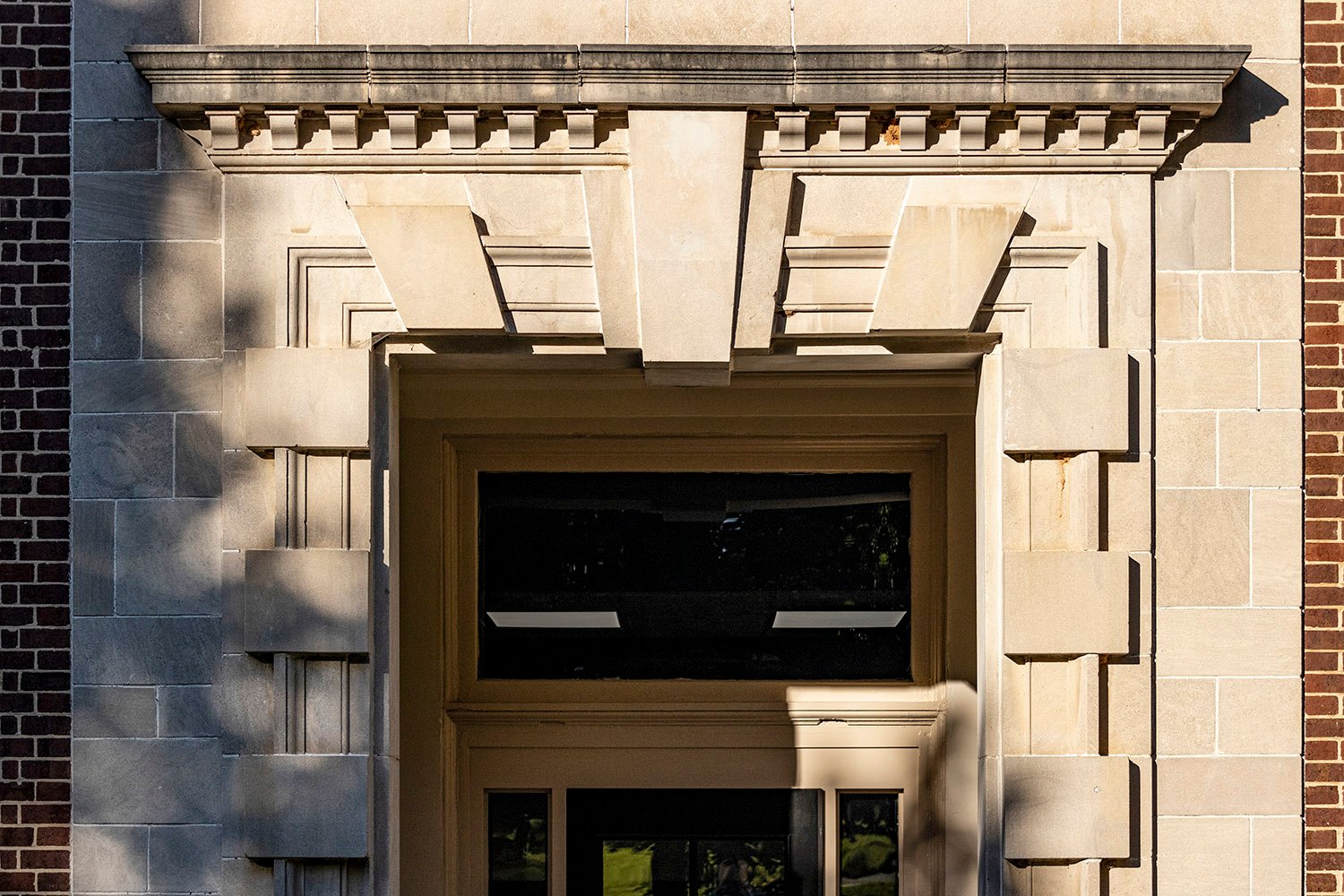 Entrance to the south annex of North Fulton High School, Atlanta