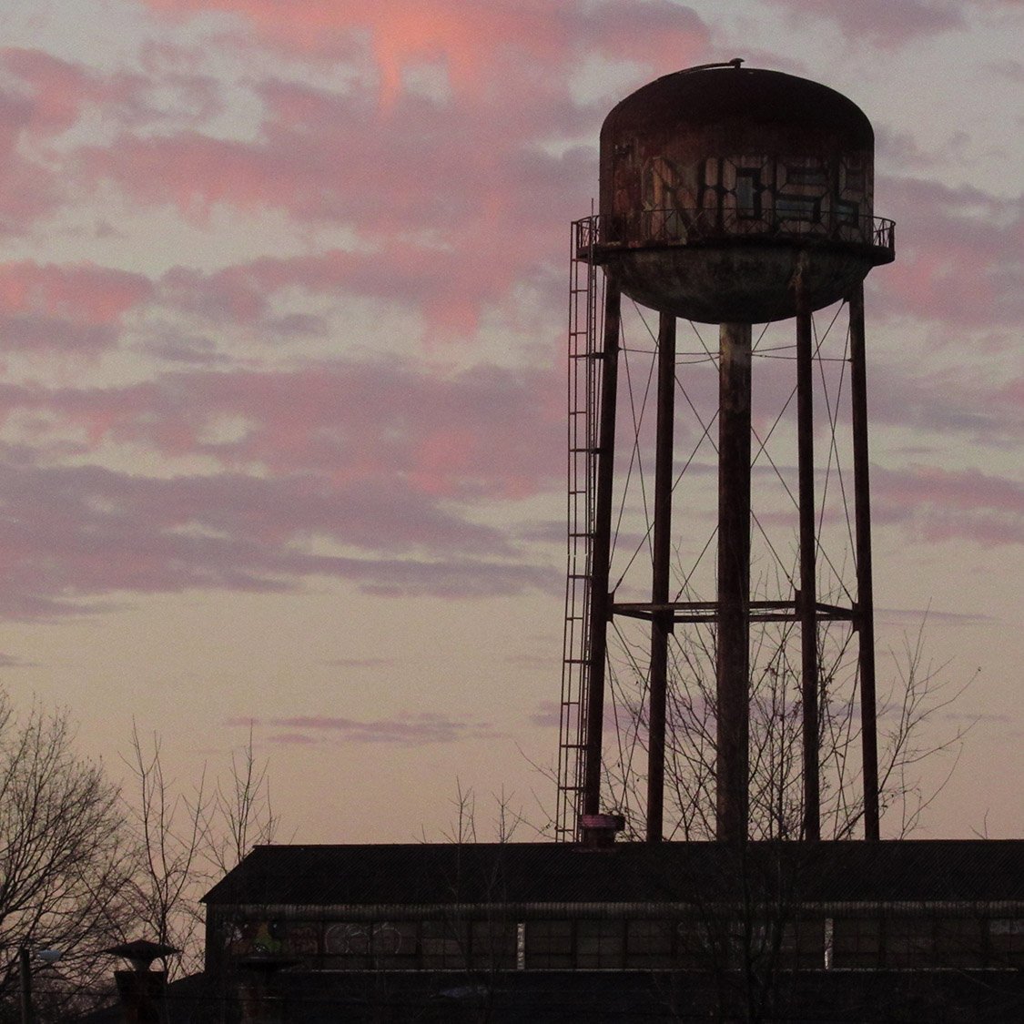 A water tower near Sylvan Road SW, Adair Park, Atlanta