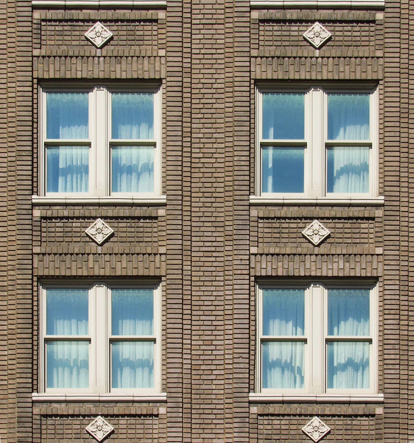 Windows and spandrels on the Winecoff Hotel, Atlanta