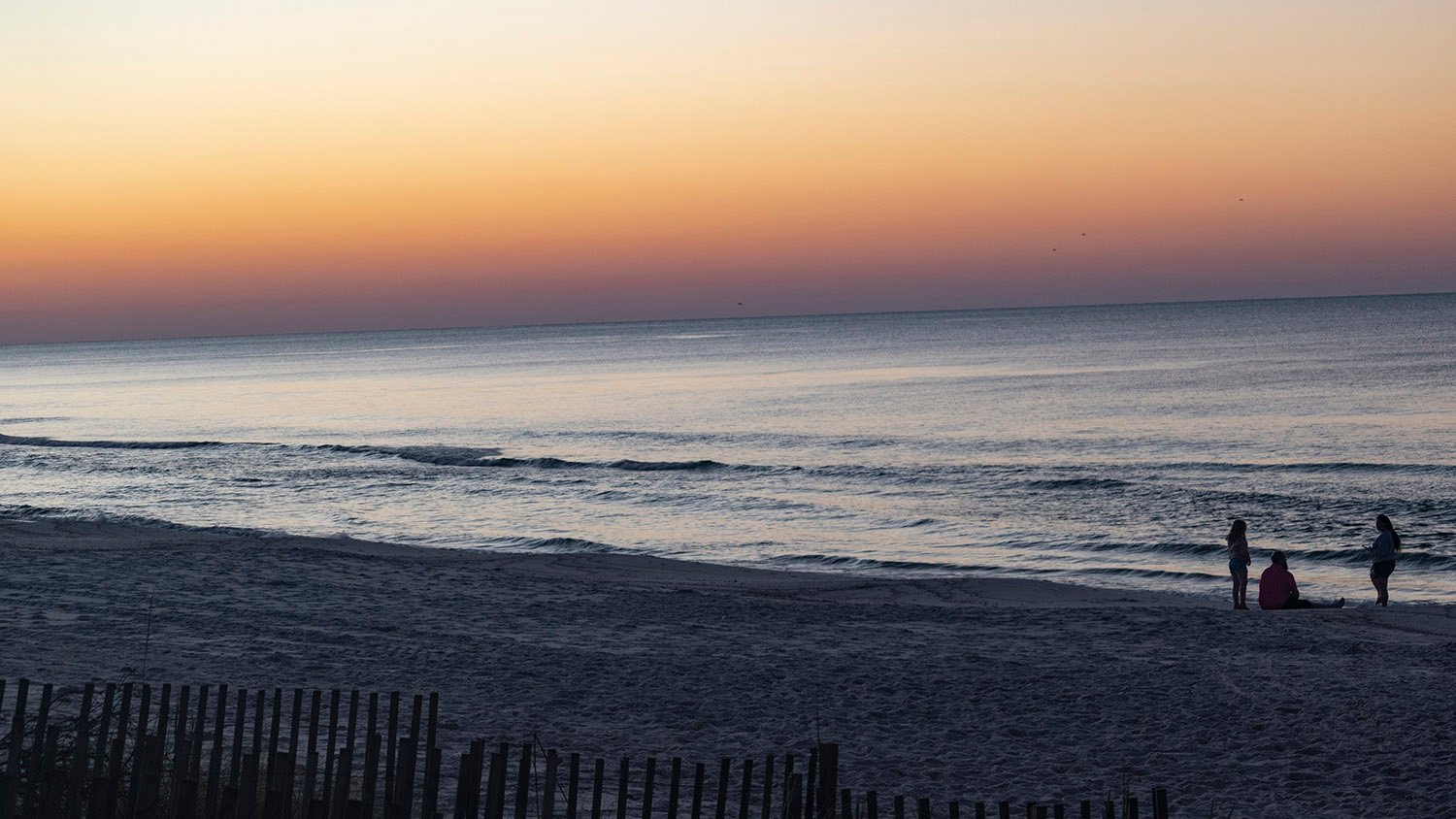 Early morning sky over the Gulf of Mexico